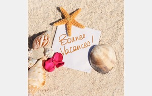 Fin des cours - Bonnes Vacances