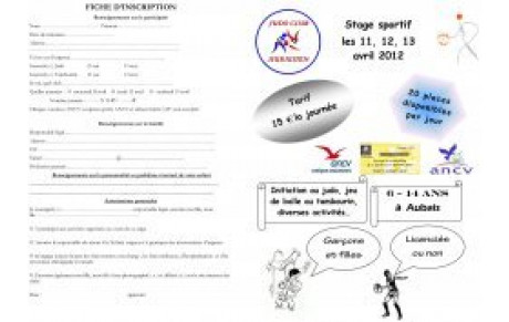 Stage multisport pour les vacances d'avril