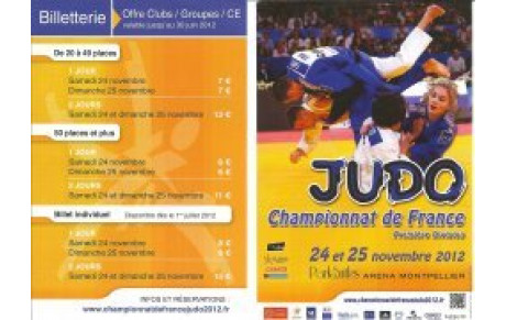CHAMPIONNAT DE FRANCE JUDO
